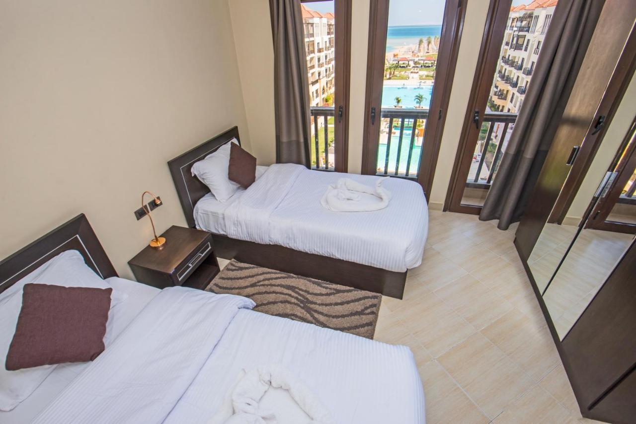 Premium Sea View 2 Bedrooms 2 Bathrooms Apartment Located Within Gravity Hotel & Aquapark Хургада Экстерьер фото