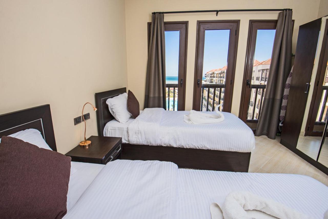 Premium Sea View 2 Bedrooms 2 Bathrooms Apartment Located Within Gravity Hotel & Aquapark Хургада Экстерьер фото